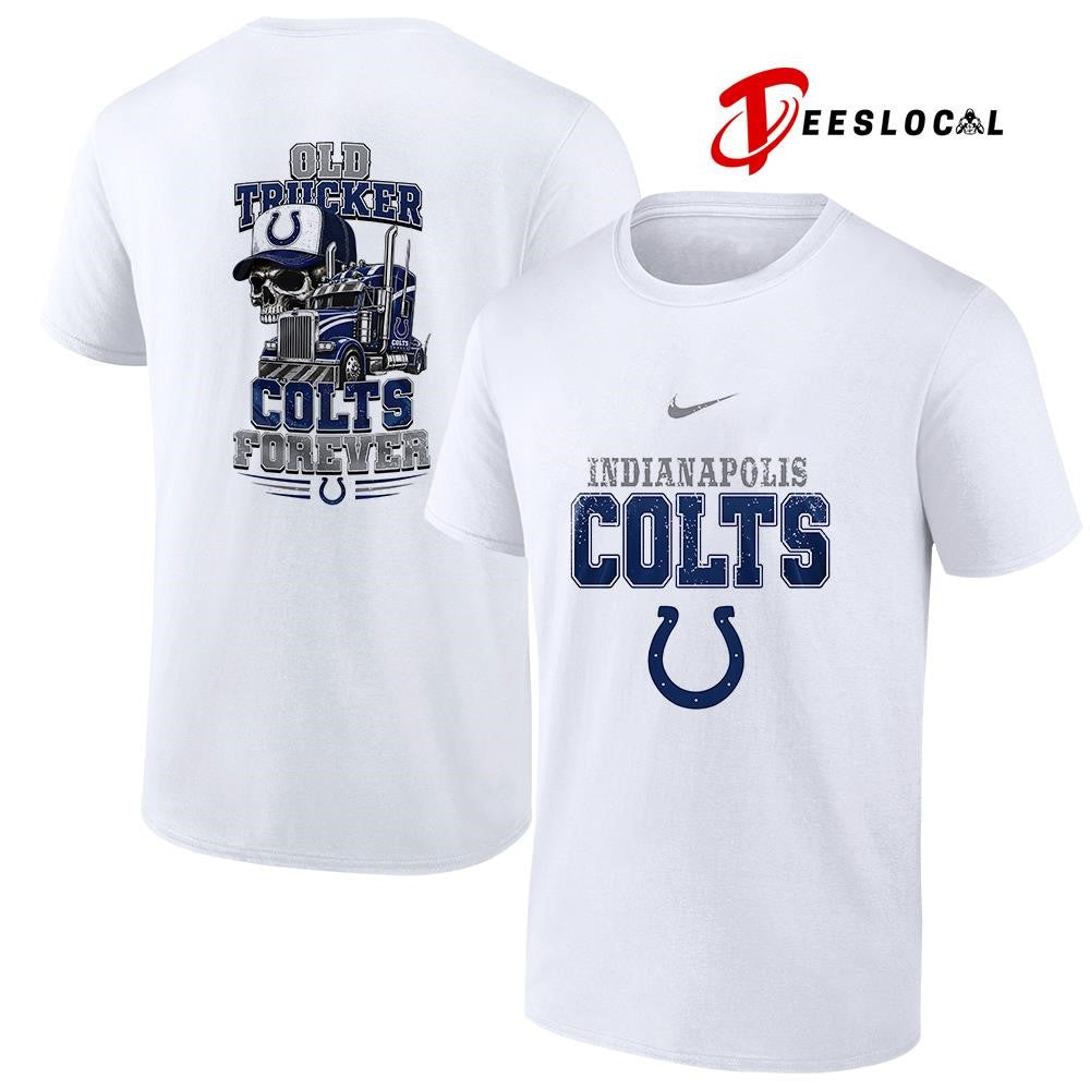 Indianapolis Colts old trucker forever skull shirt Unisex