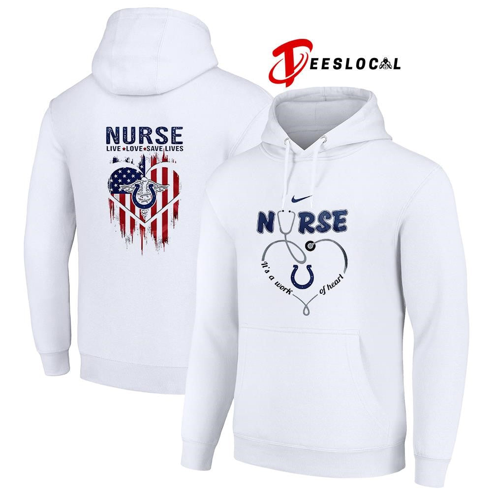 Indianapolis Colts x Army nurse it’s a work of heart shirt Unisex