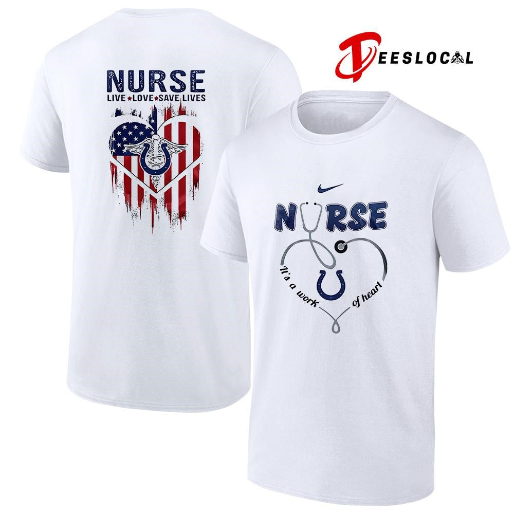 Indianapolis Colts x Army nurse it’s a work of heart shirt Unisex