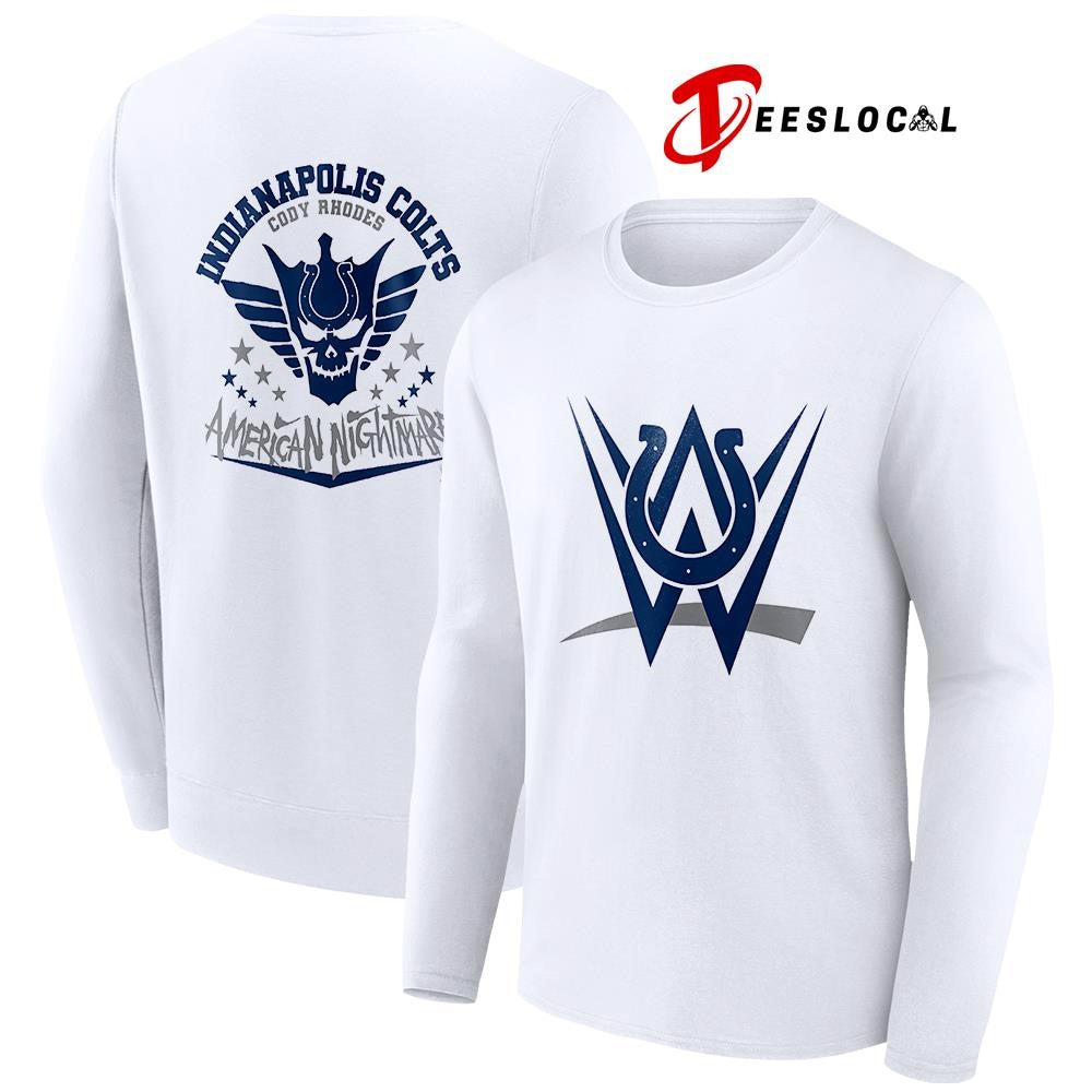Indianapolis Colts x Cody Rhones American nightmare logo shirt Unisex