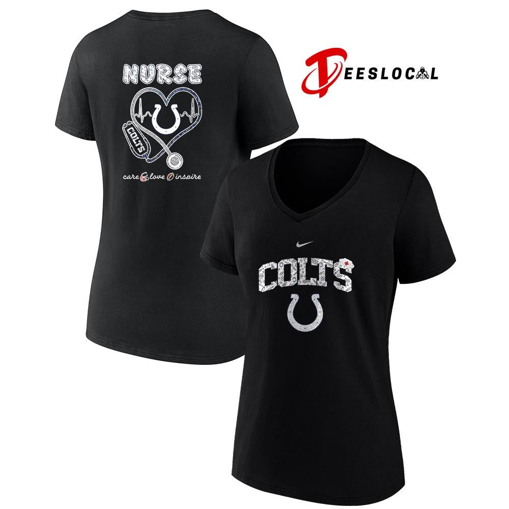 Indianapolis Colts x Nurse care love inspire logo shirt Unisex