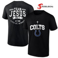 Indianapolis Colts x team Jesus lifetime member John 3 16 logo shirt Unisex
