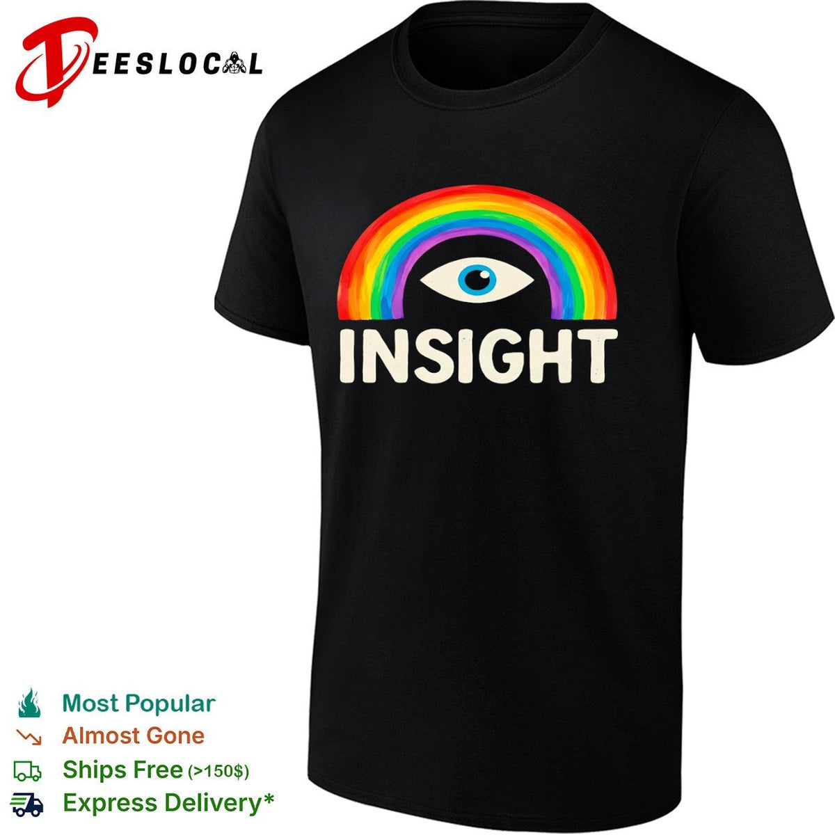 Insight Rainbow Eye Symbolism shirt Unisex
