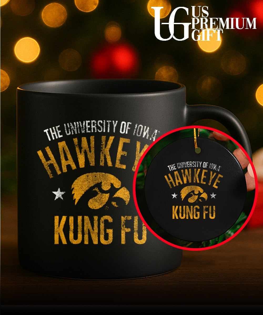 Iowa Hawkeyes NCAA The University of Iowa Hawkeye Kung Fu shirt Unisex