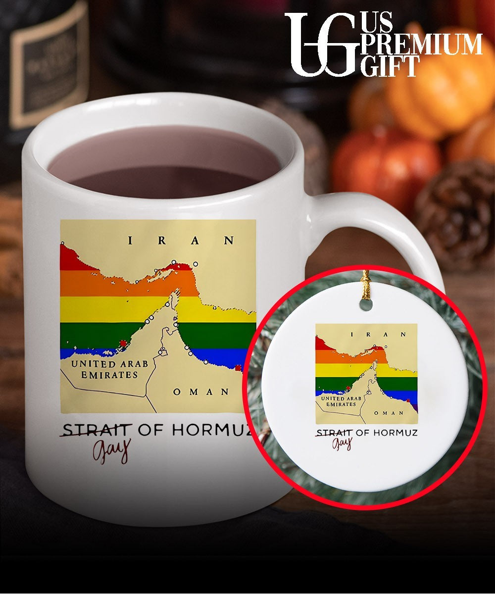 Iran United Arab Emirates Oman Strait of Hormuz gay shirt Unisex