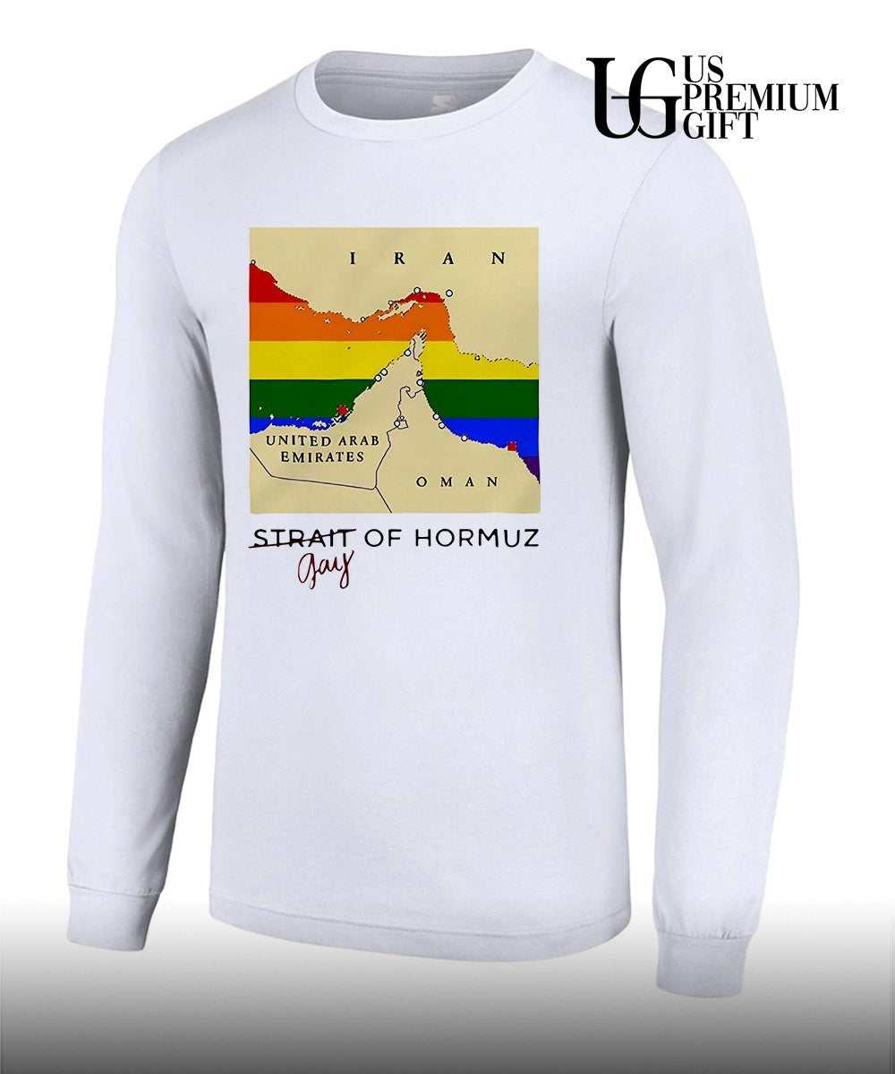 Iran United Arab Emirates Oman Strait of Hormuz gay shirt Unisex