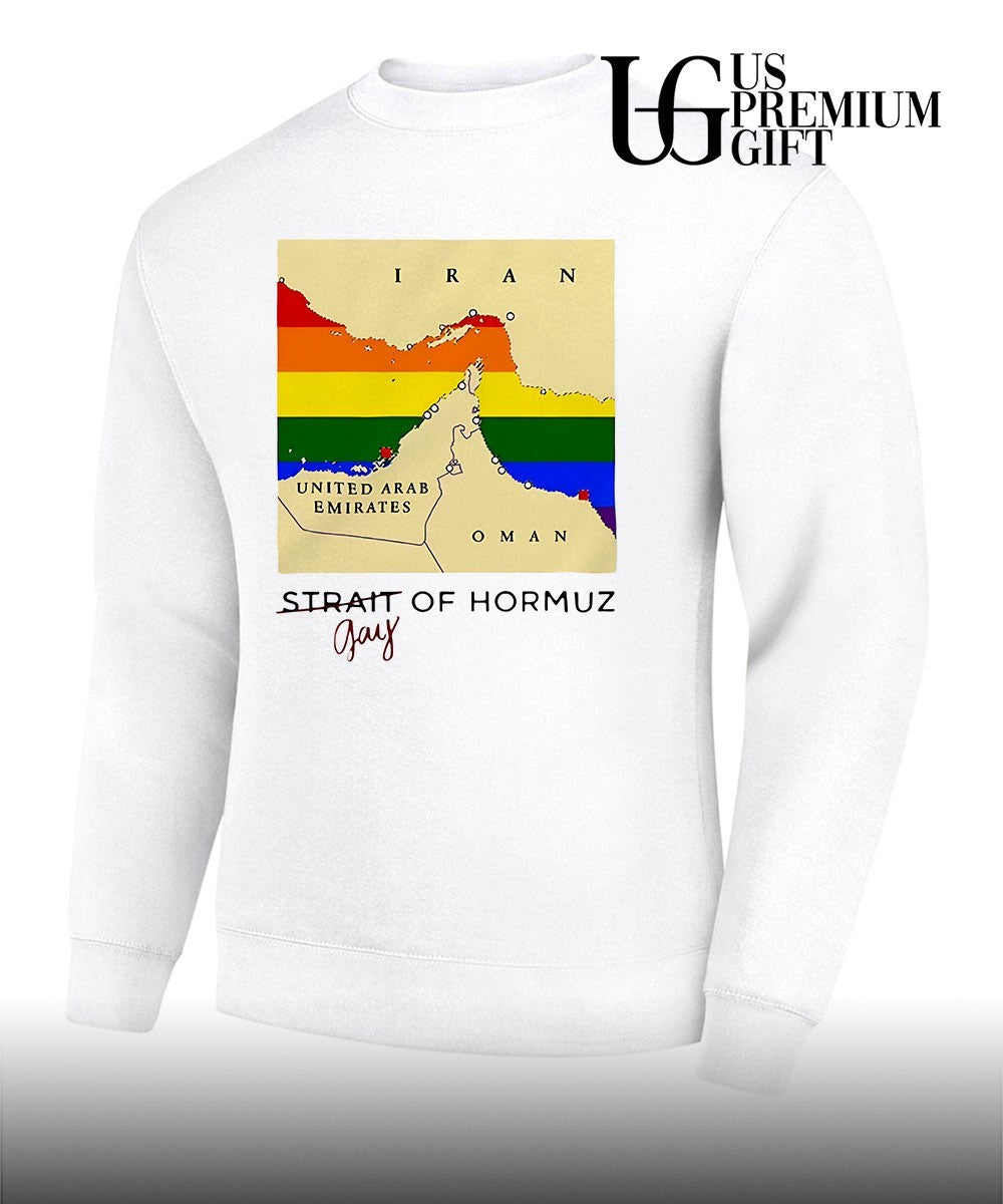 Iran United Arab Emirates Oman Strait of Hormuz gay shirt Unisex