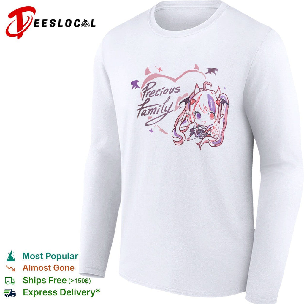 Ironmouse Precious Family VTuber Anime Chibi Character Kawaii Demon shirt Unisex