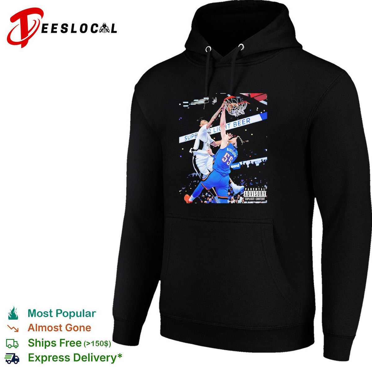 Isaiah Hartenstein Oklahoma City Thunder vs San Antonio Spurs NBA shirt Unisex
