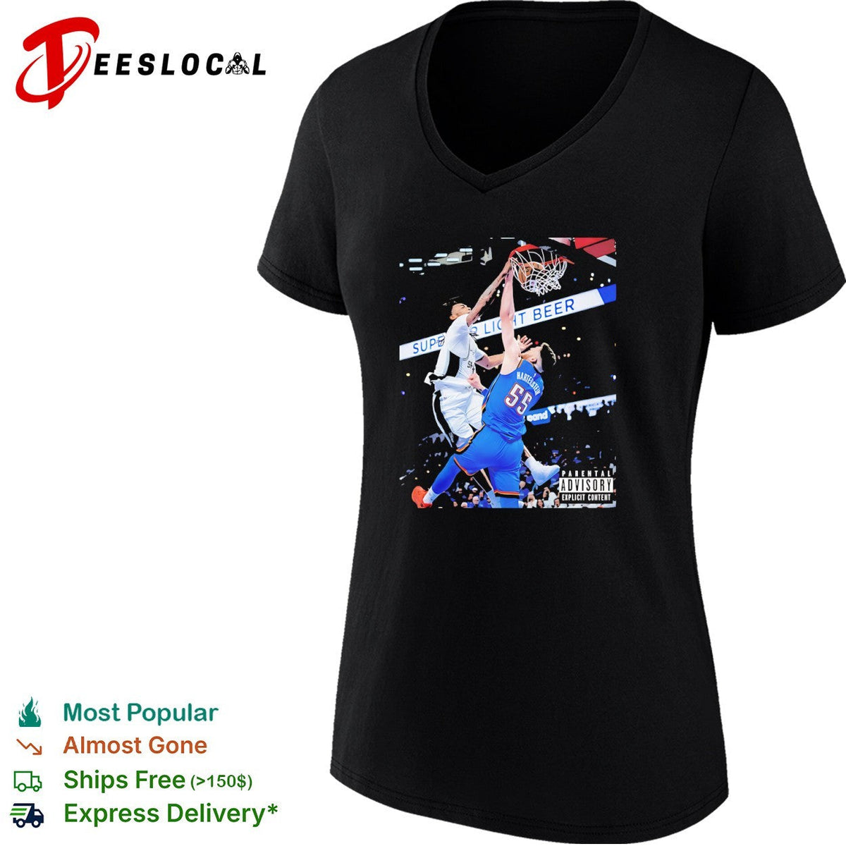 Isaiah Hartenstein Oklahoma City Thunder vs San Antonio Spurs NBA shirt Unisex