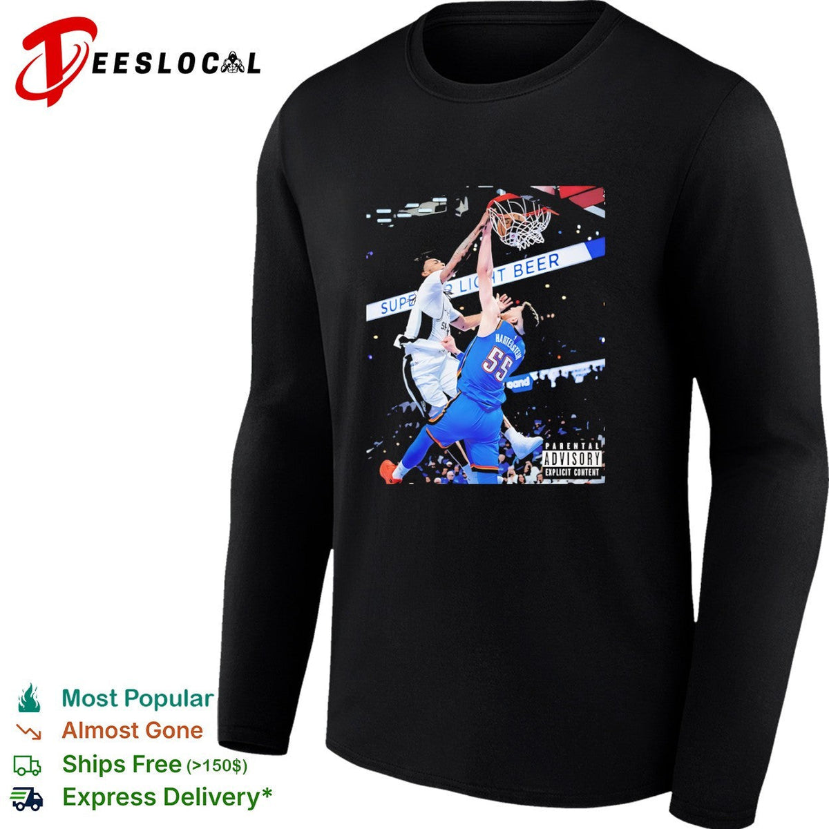 Isaiah Hartenstein Oklahoma City Thunder vs San Antonio Spurs NBA shirt Unisex