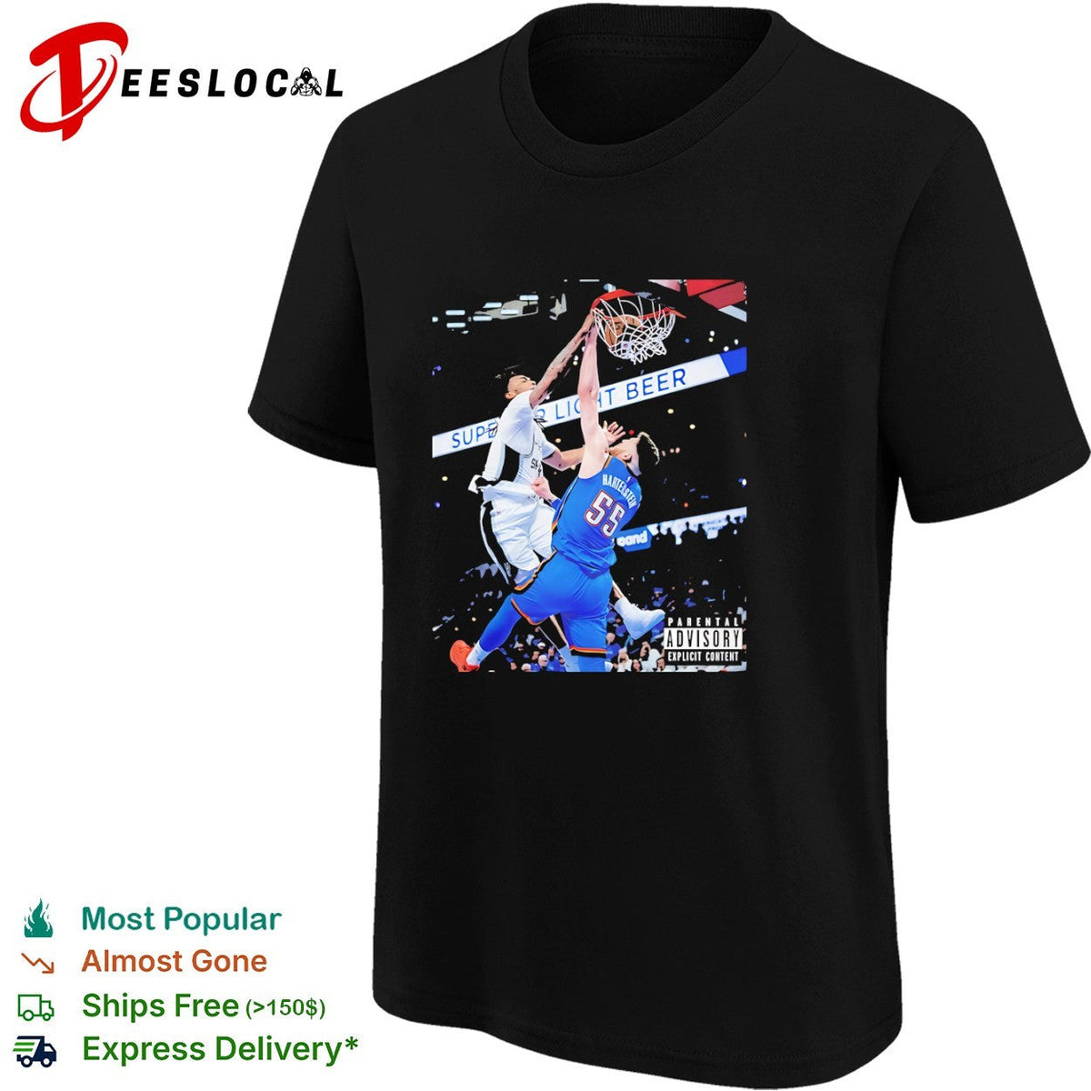 Isaiah Hartenstein Oklahoma City Thunder vs San Antonio Spurs NBA shirt Unisex