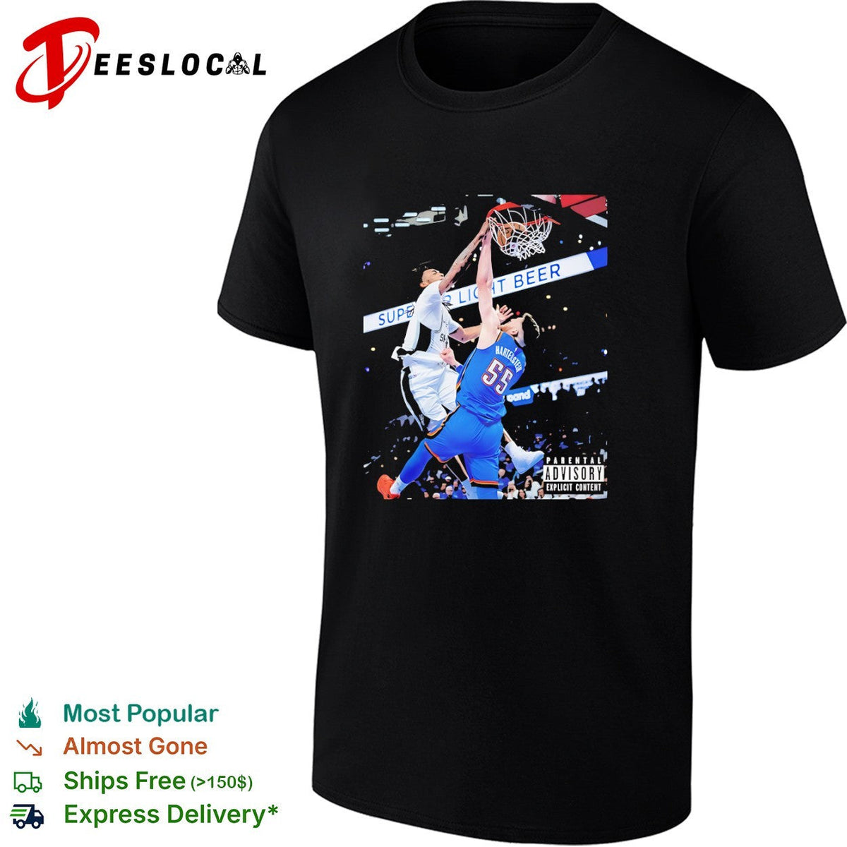 Isaiah Hartenstein Oklahoma City Thunder vs San Antonio Spurs NBA shirt Unisex