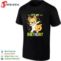 It is My 15 Birthday Dabbing Corgi Dog Confetti Party Celebration Funny Kids shirt Unisex