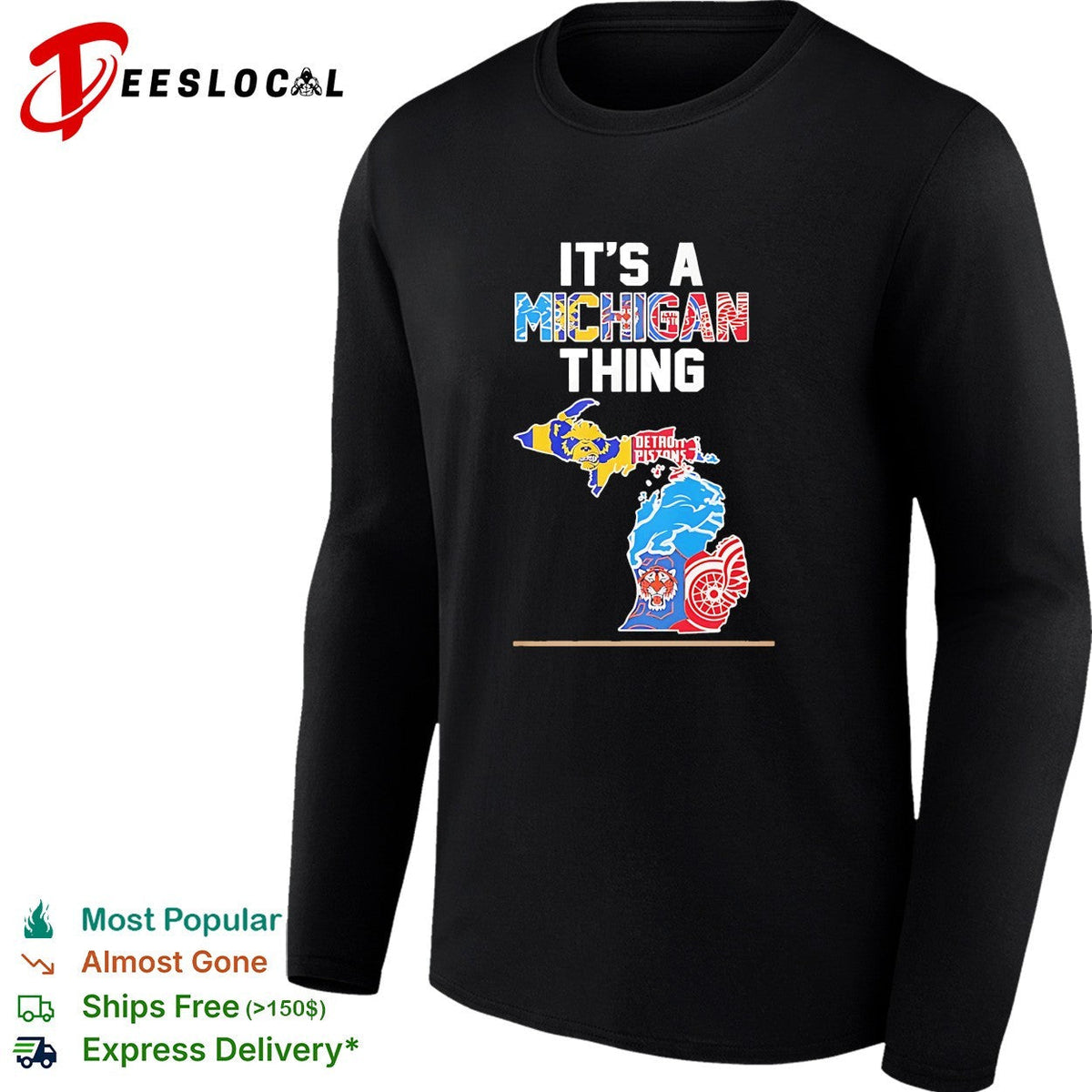 It is a Michigan thing Detroit Pistons Lions Tigers Red Wings and Wolverines shirt Unisex