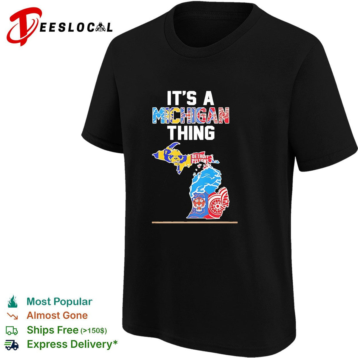 It is a Michigan thing Detroit Pistons Lions Tigers Red Wings and Wolverines shirt Unisex