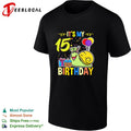 It s My 15 Birthday Snail Cake Balloons Celebration Party Gift Toddler Youth shirt Unisex