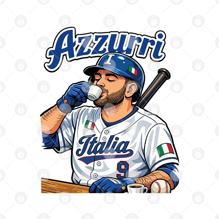 Italia WBC Baseball Azzurri Vinnie Pasquantino Shirt Unisex