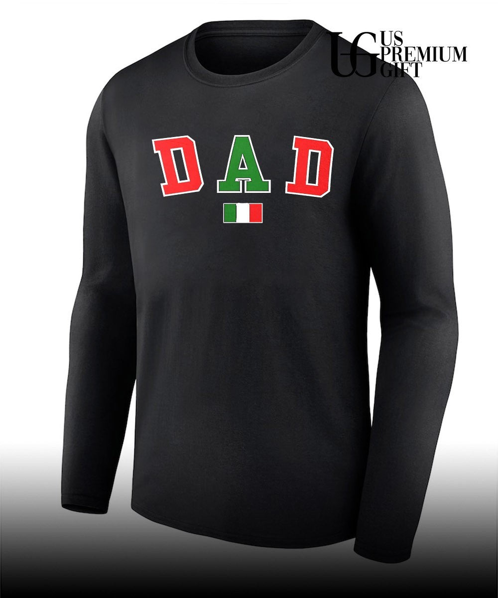 Italy Italian flag Dad Happy Father’s Day shirt Unisex