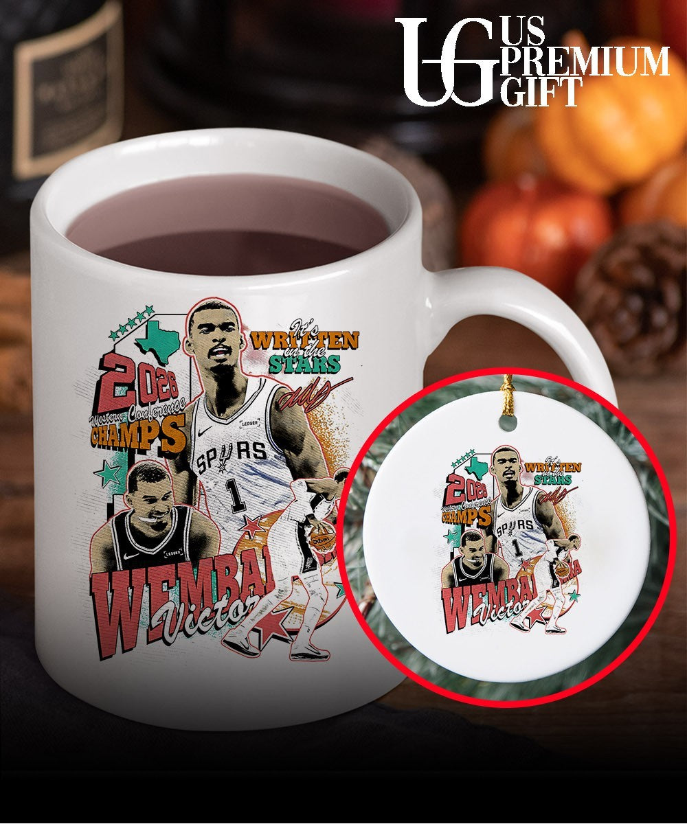 It’s Written in the Stars Alien Victor Wembanyama San Antonio Spurs NBA 2026 signature shirt