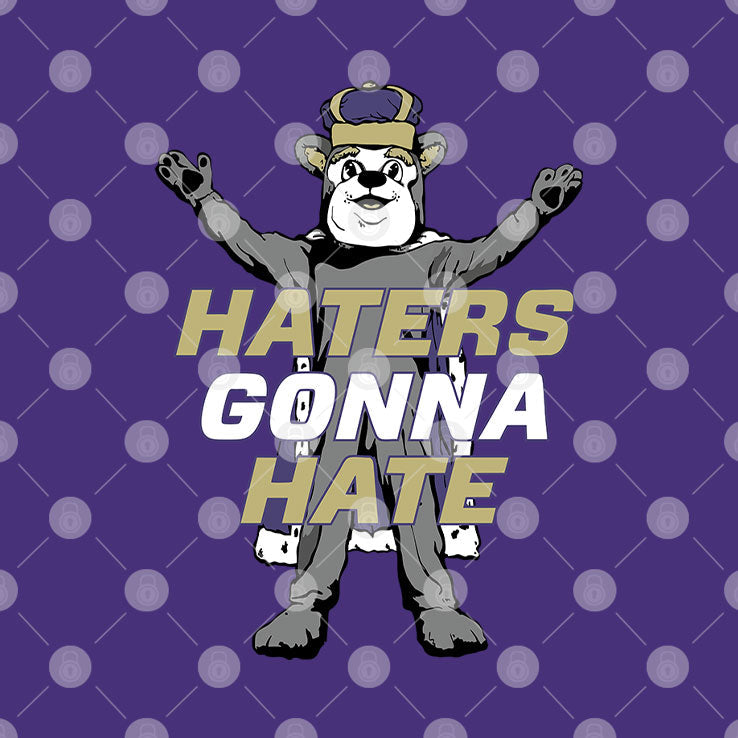 JMU Duke Dog Mascot Haters Gonna Hate T Shirt Unisex
