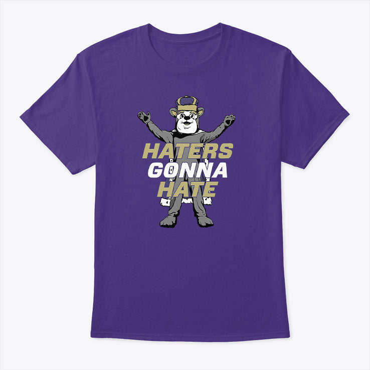 JMU Duke Dog Mascot Haters Gonna Hate T Shirt Unisex