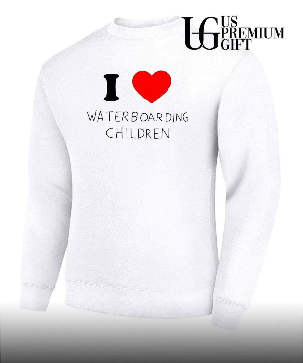 I love waterboarding children shirt Unisex
