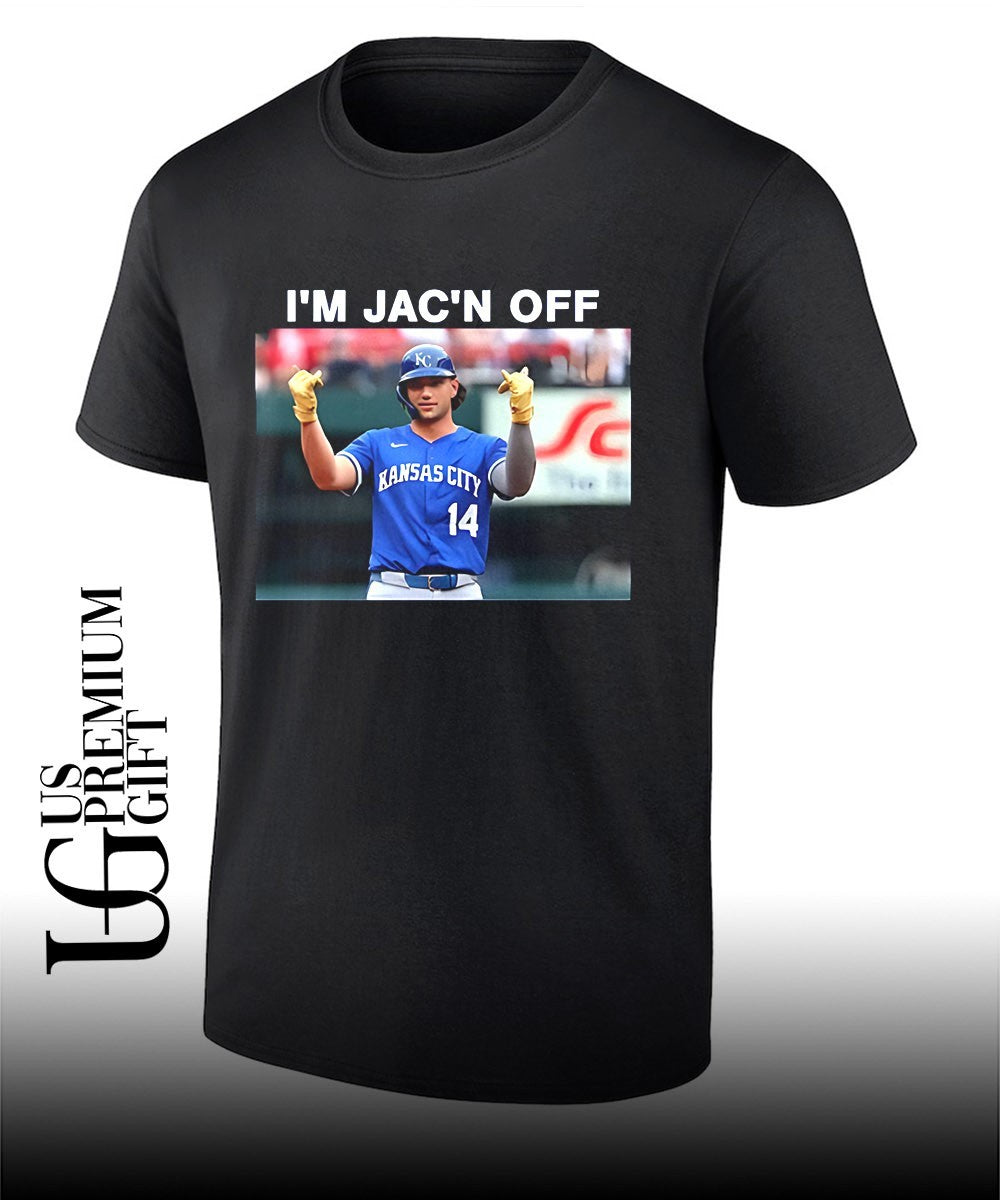 Jac Caglianone I’m Jac’n Off Kansas City Royals baseball shirt Unisex