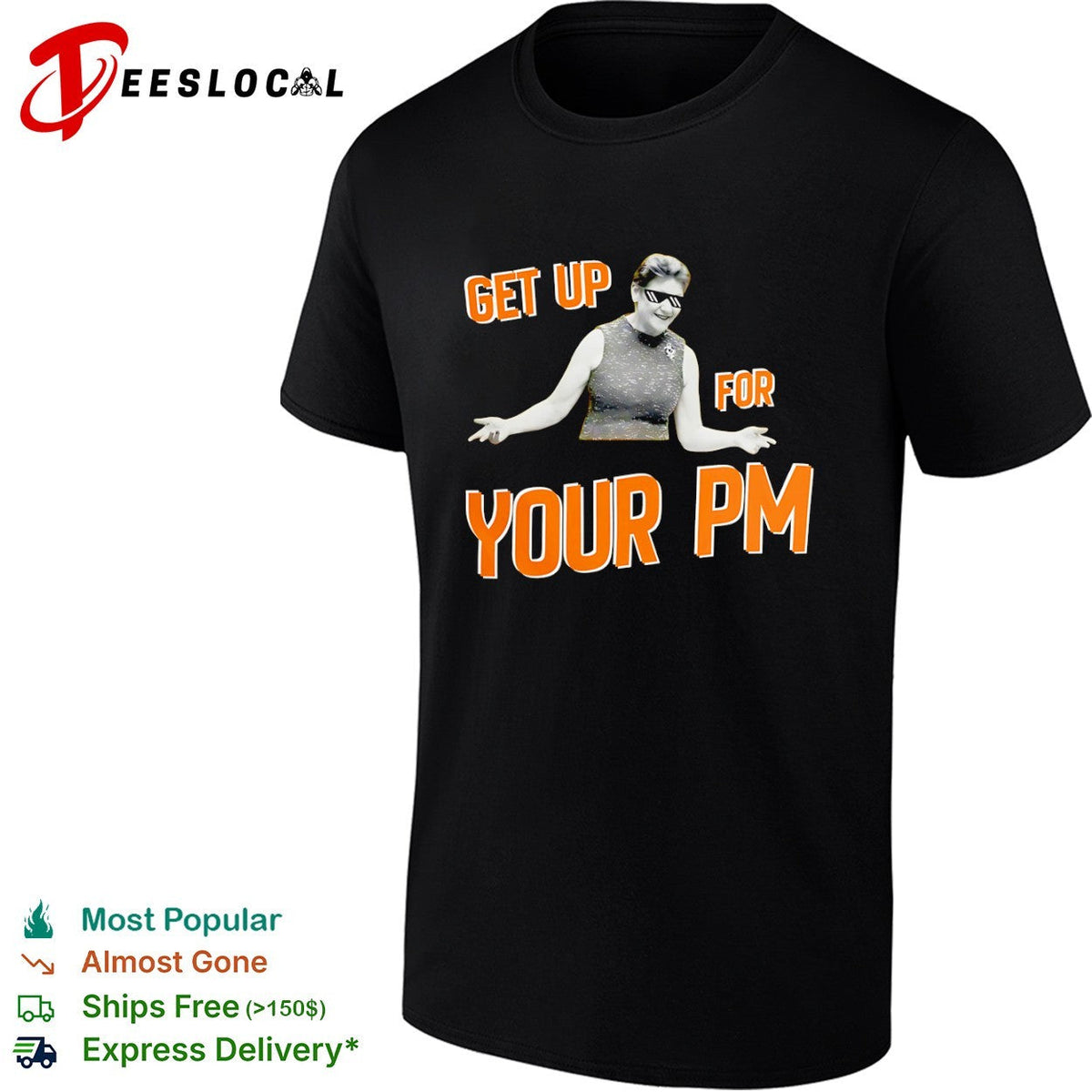 Jacinda Ardern Get Up for Your PM New Zealand Shirt Unisex