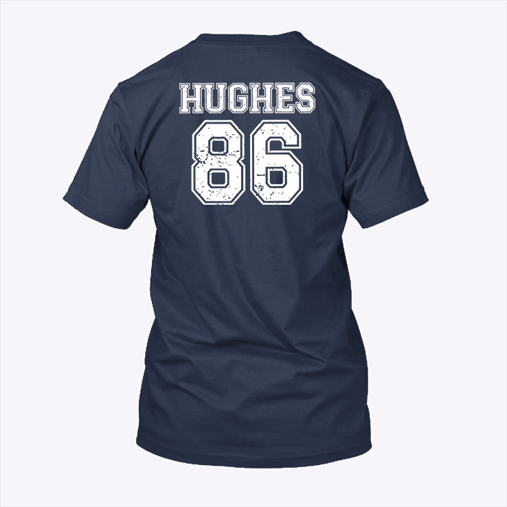 Jack Hughes USA Gold Hockey Shirt Unisex