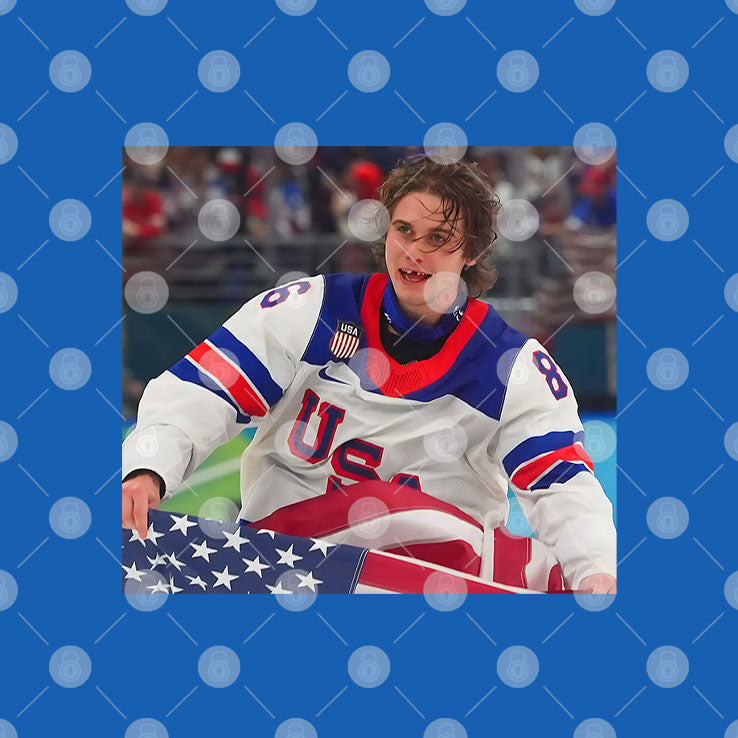 Jack Hughes USA Hockey Tee Shirt Unisex