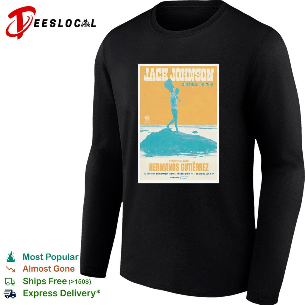Jack Johnson Sunmoon tour 2026 poster shirt Unisex
