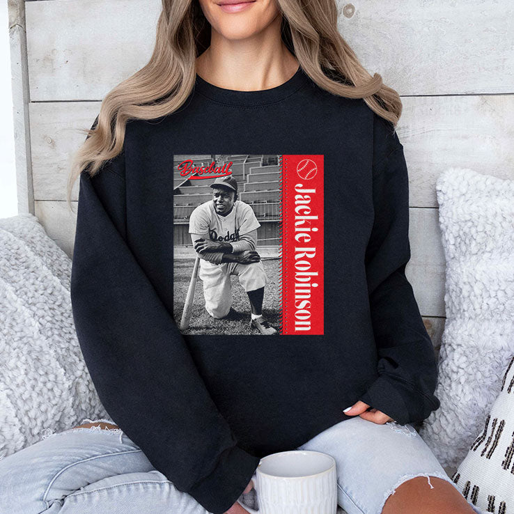 Jackie Robinson Major League Baseball T Shirt Unisex