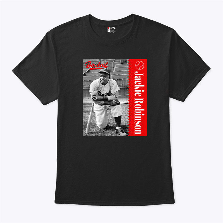 Jackie Robinson Major League Baseball T Shirt Unisex