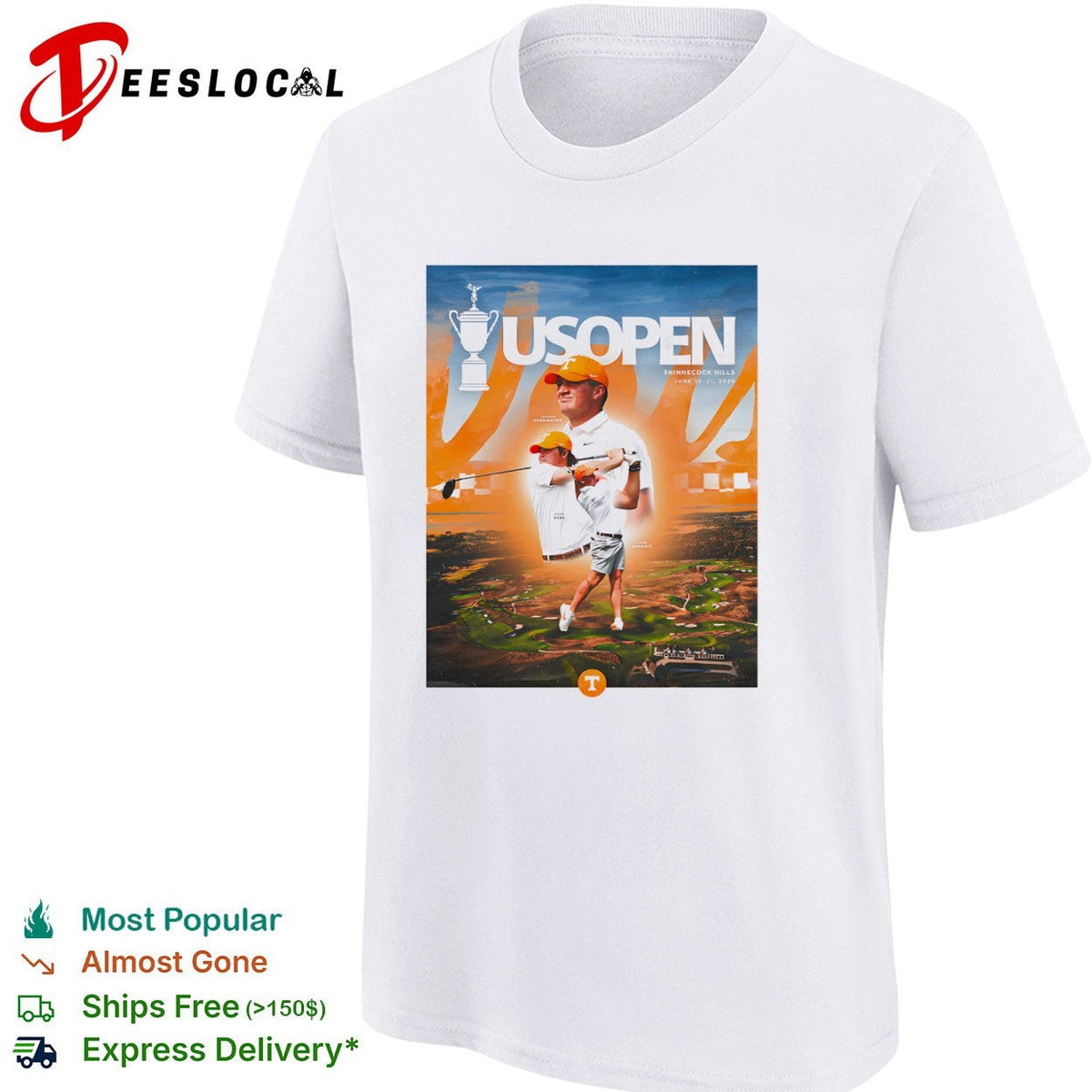 Jackson Herrington Chase Kyes Caleb Surratt Tennessee Volunteers US Open shirt Unisex