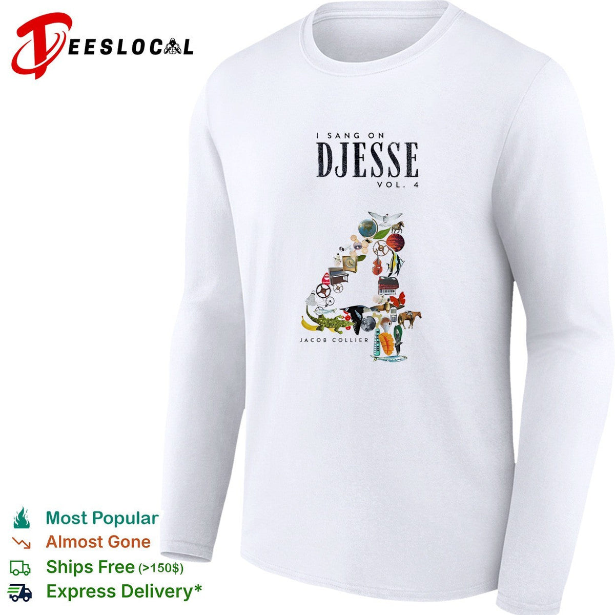 Jacob Collier I sang on Djesse Vol 4 collage shirt Unisex
