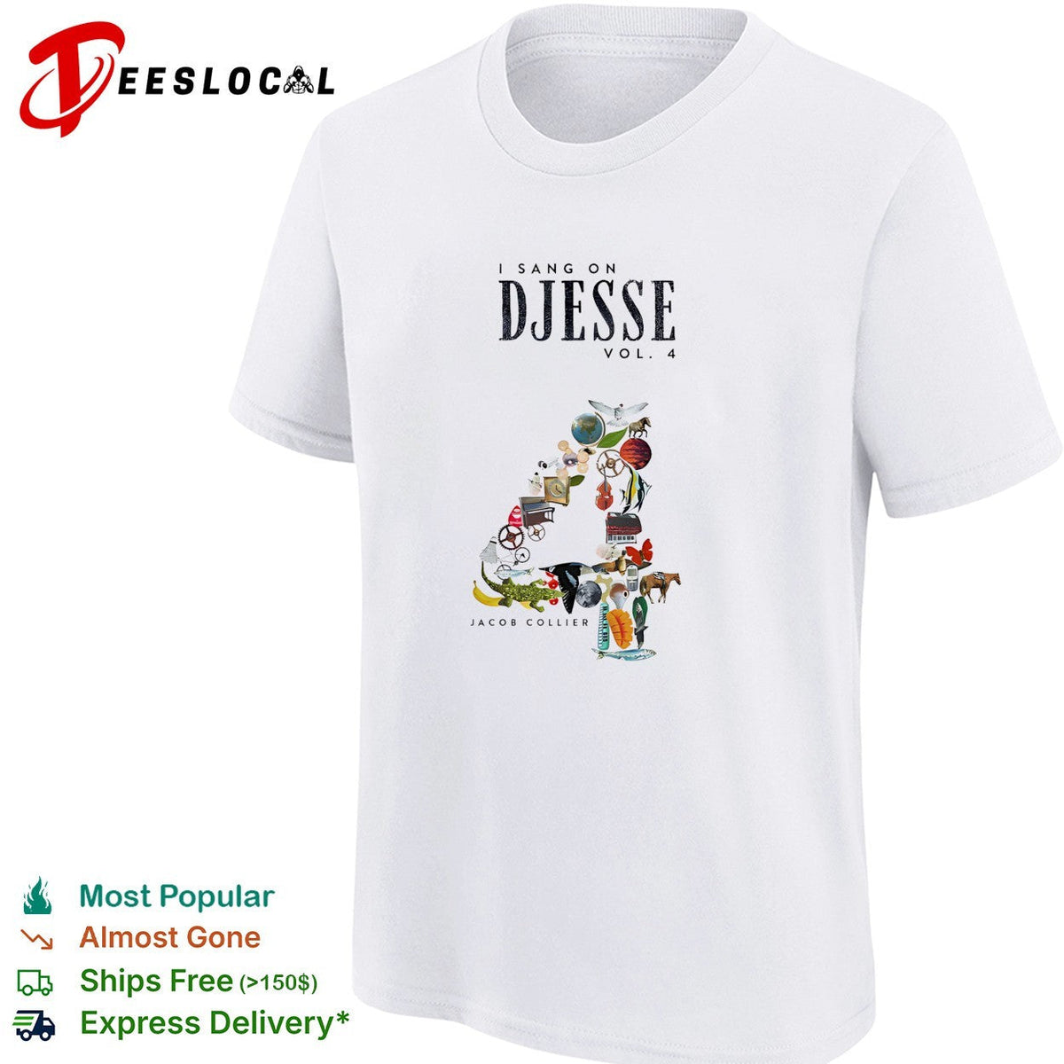 Jacob Collier I sang on Djesse Vol 4 collage shirt Unisex