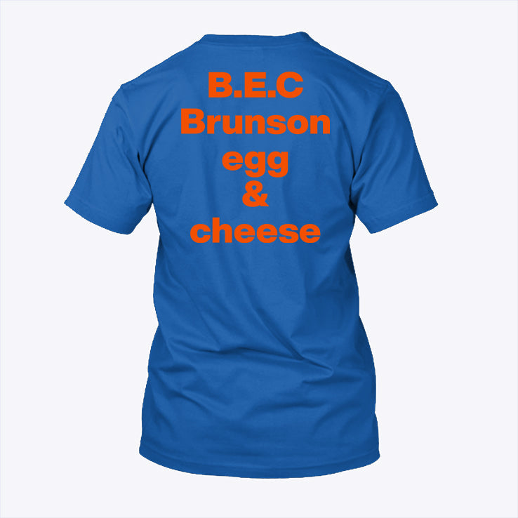 Jalen Brunson B.E.C Brunson Egg & Cheese T Shirt Unisex