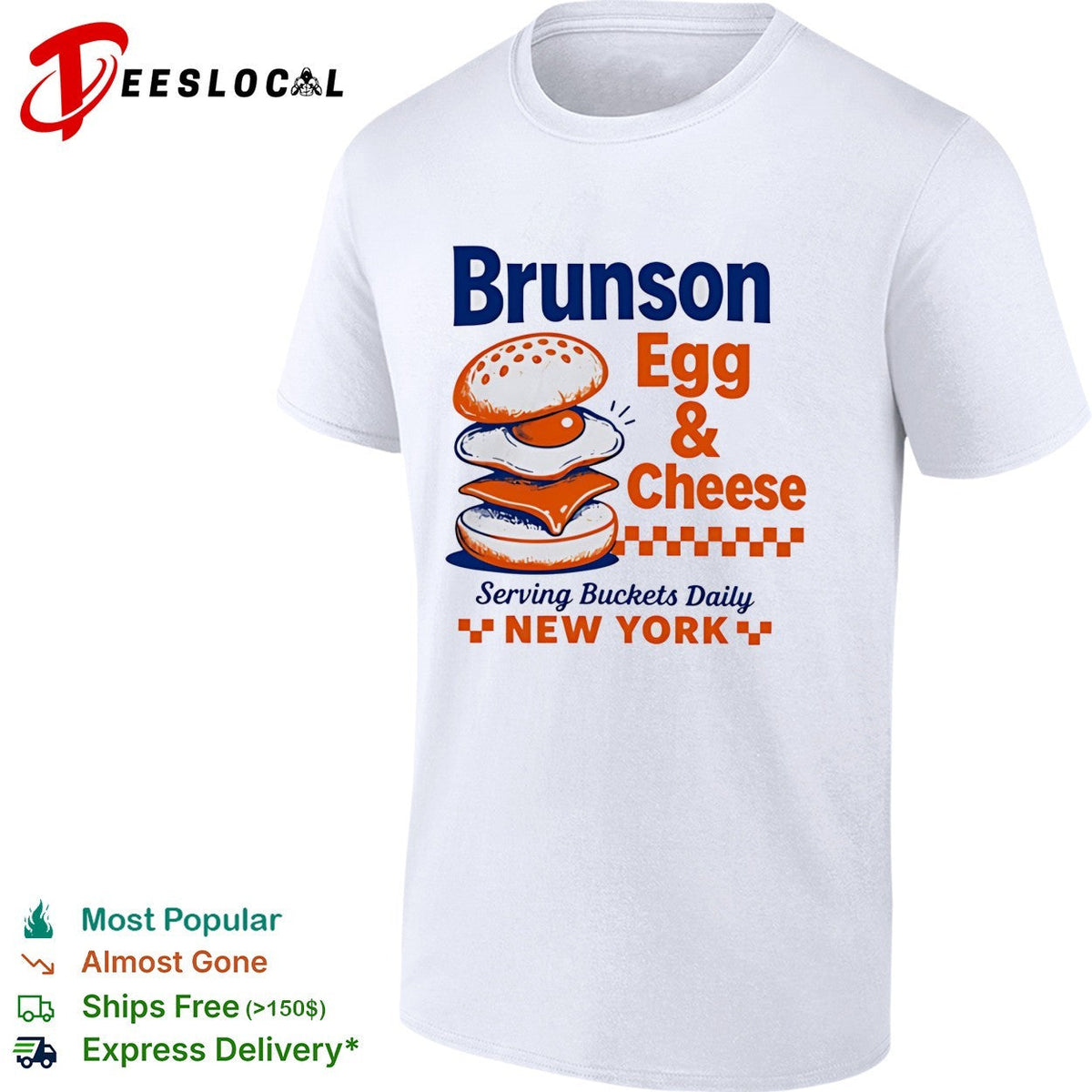 Jalen Brunson Egg and Cheese Serving Buckets Daily Vintage Basketball shirt Unisex