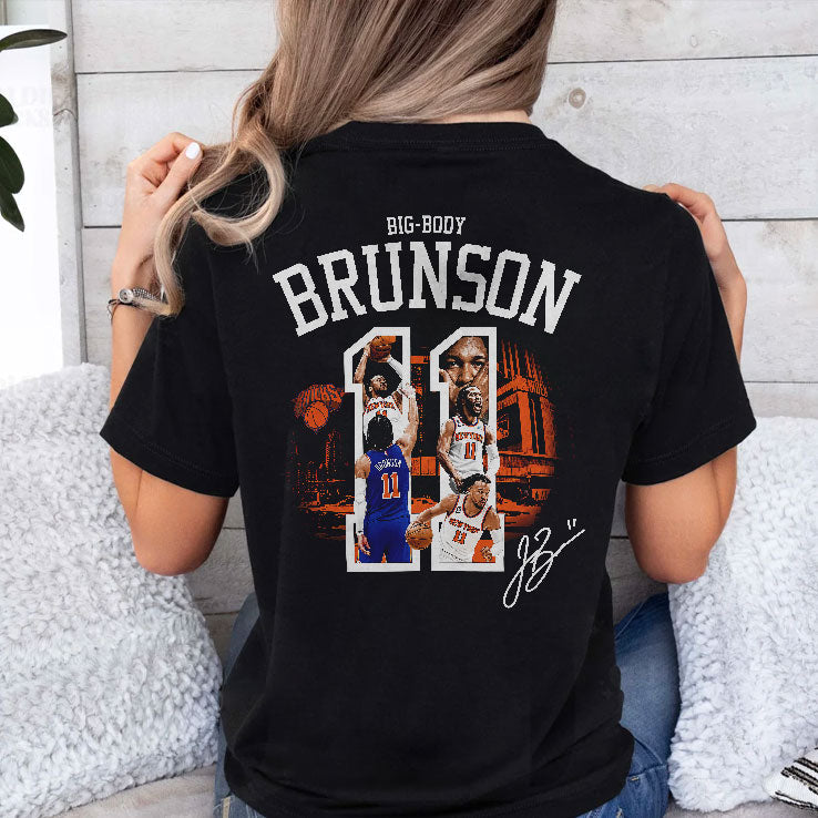Jalen Brunson Hand Tucked Under The Nose Celebration T Shirt Unisex