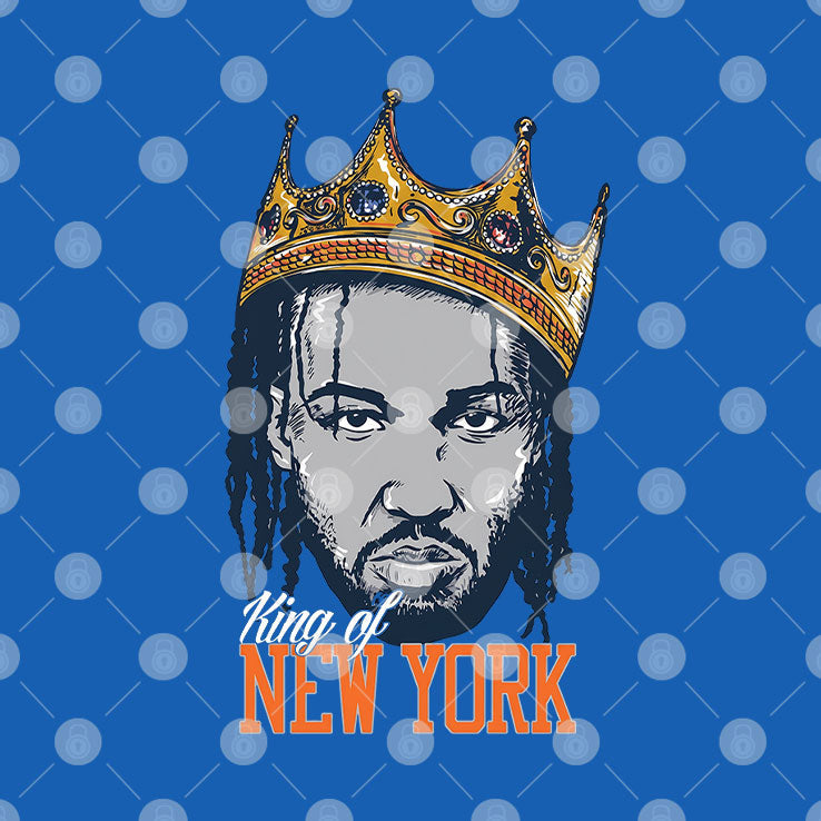 Jalen Brunson King Of New York T Shirt Unisex