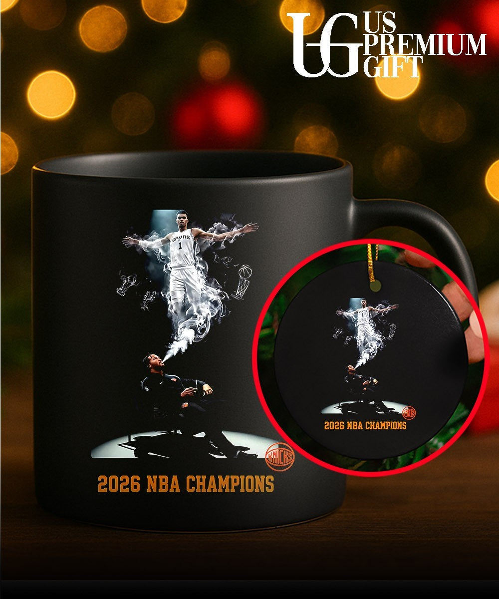 Jalen Brunson Knicks blow away Victor Wembanyama Spurs 2026 NBA Champions shirt Unisex