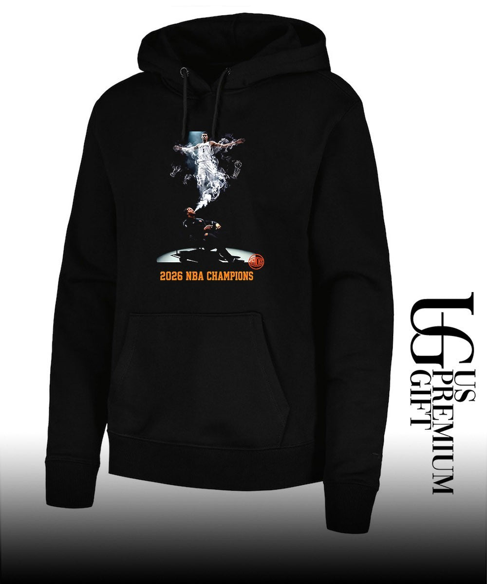 Jalen Brunson Knicks blow away Victor Wembanyama Spurs 2026 NBA Champions shirt Unisex