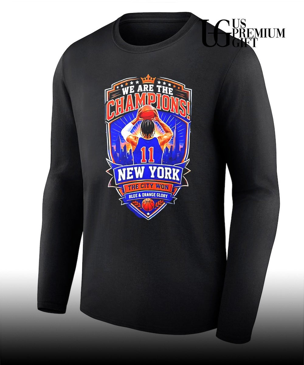 Jalen Brunson We Are The Champions New York The City Won Illustratrion 2026 shirt Unisex