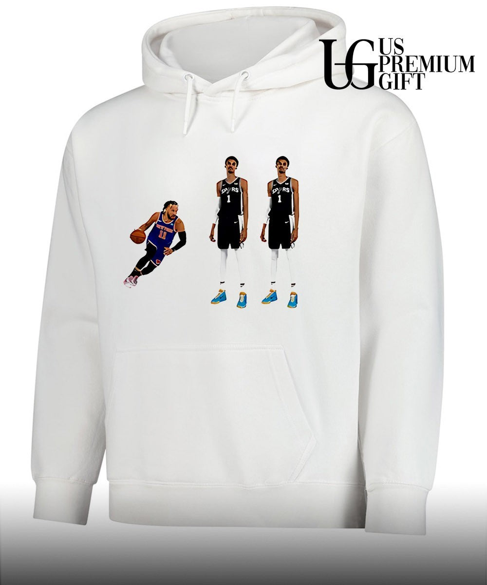 Jalen Brunson and Victor Wembanyama Knicks In 9 11 shirt Unisex