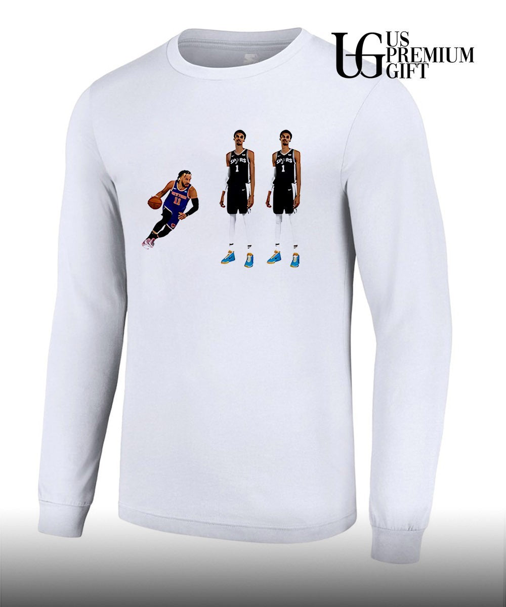 Jalen Brunson and Victor Wembanyama Knicks In 9 11 shirt Unisex