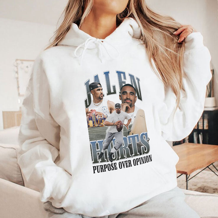 Jalen Hurts Purpose Over Opinion T Shirt Unisex