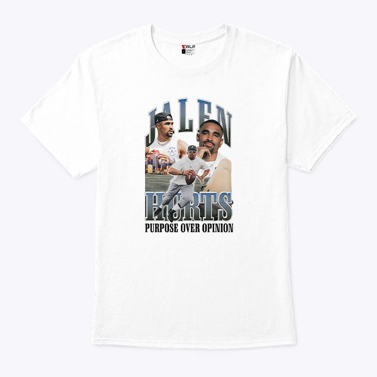 Jalen Hurts Purpose Over Opinion T Shirt Unisex