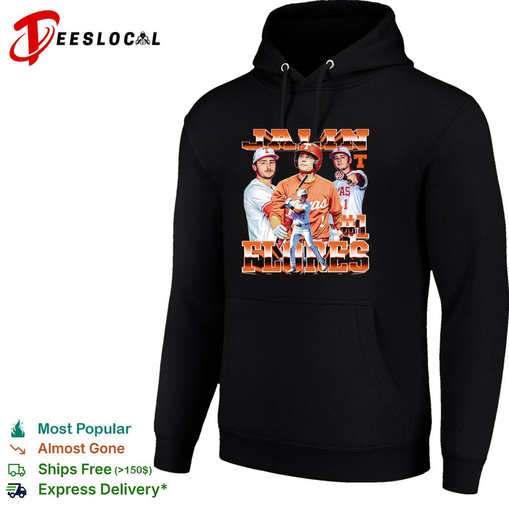 Jalin Flores Texas Longhorns Baseball NCAA shirt Unisex