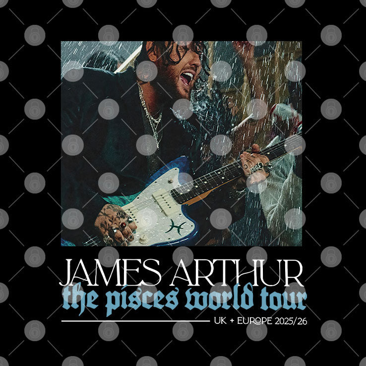 James Arthur The Pisces World Tour T Shirt Unisex